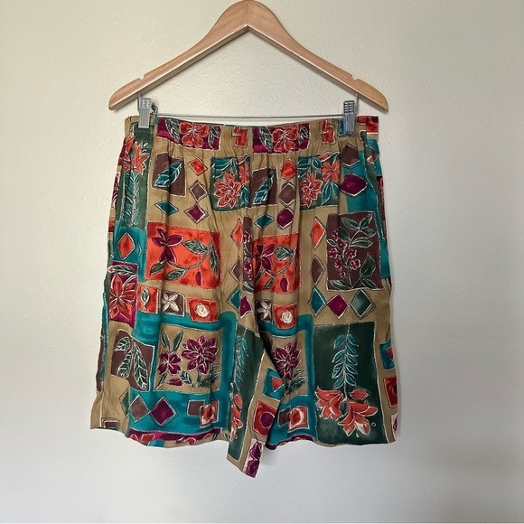 Vintage TR Bentley High Rise Floral Patchwork Skirt - Multicolor - Picture 3 of 6